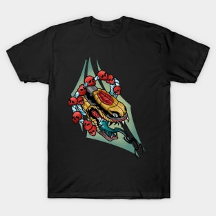 snake and skulls T-Shirt